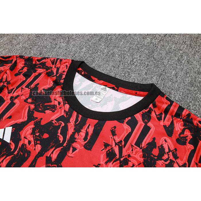 Chandal del Manchester United Manga Corta 2023 2024 Rojo - Pantalon Corto